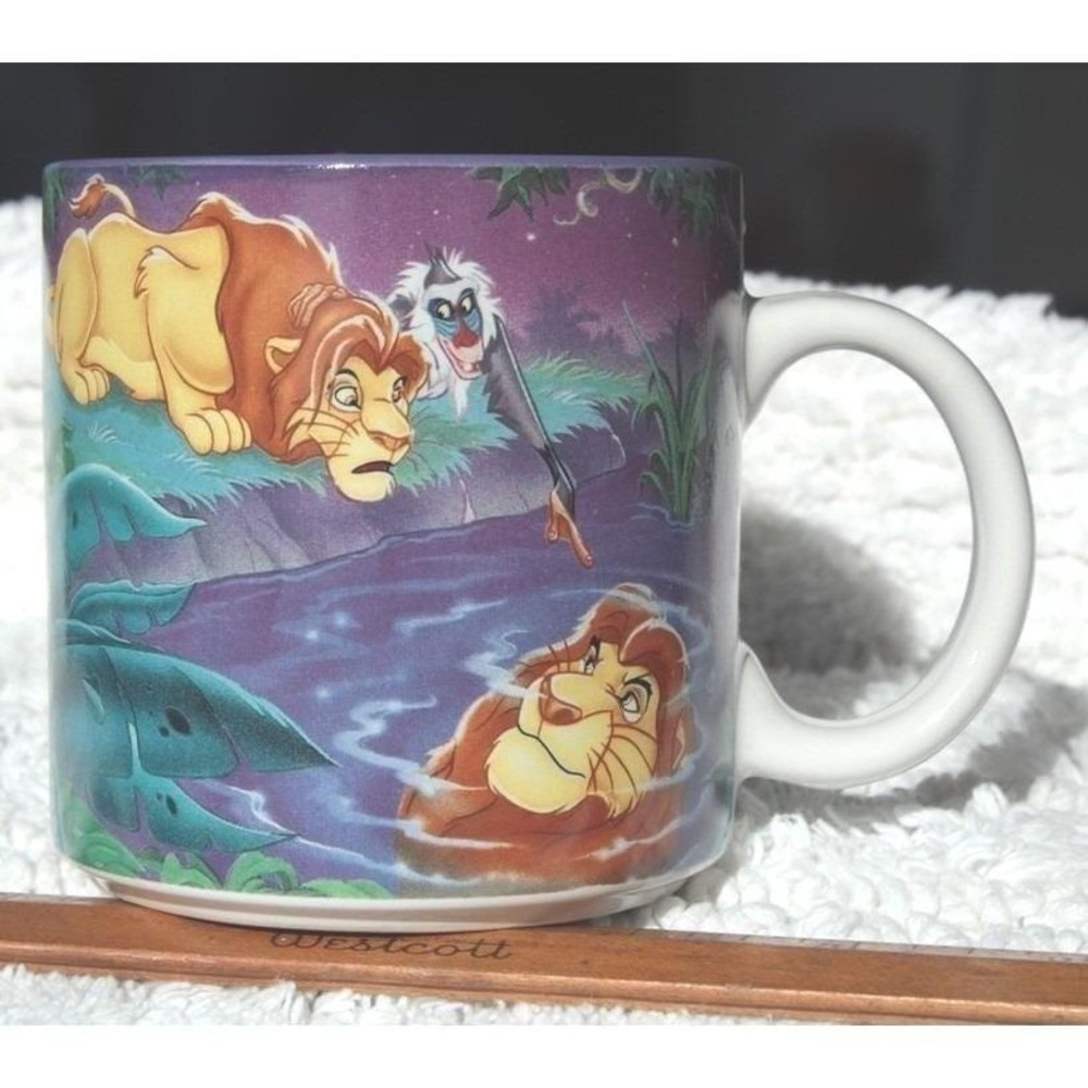 Disney The Lion King‎ Simba Jungle Scene Coffee Mug Cup